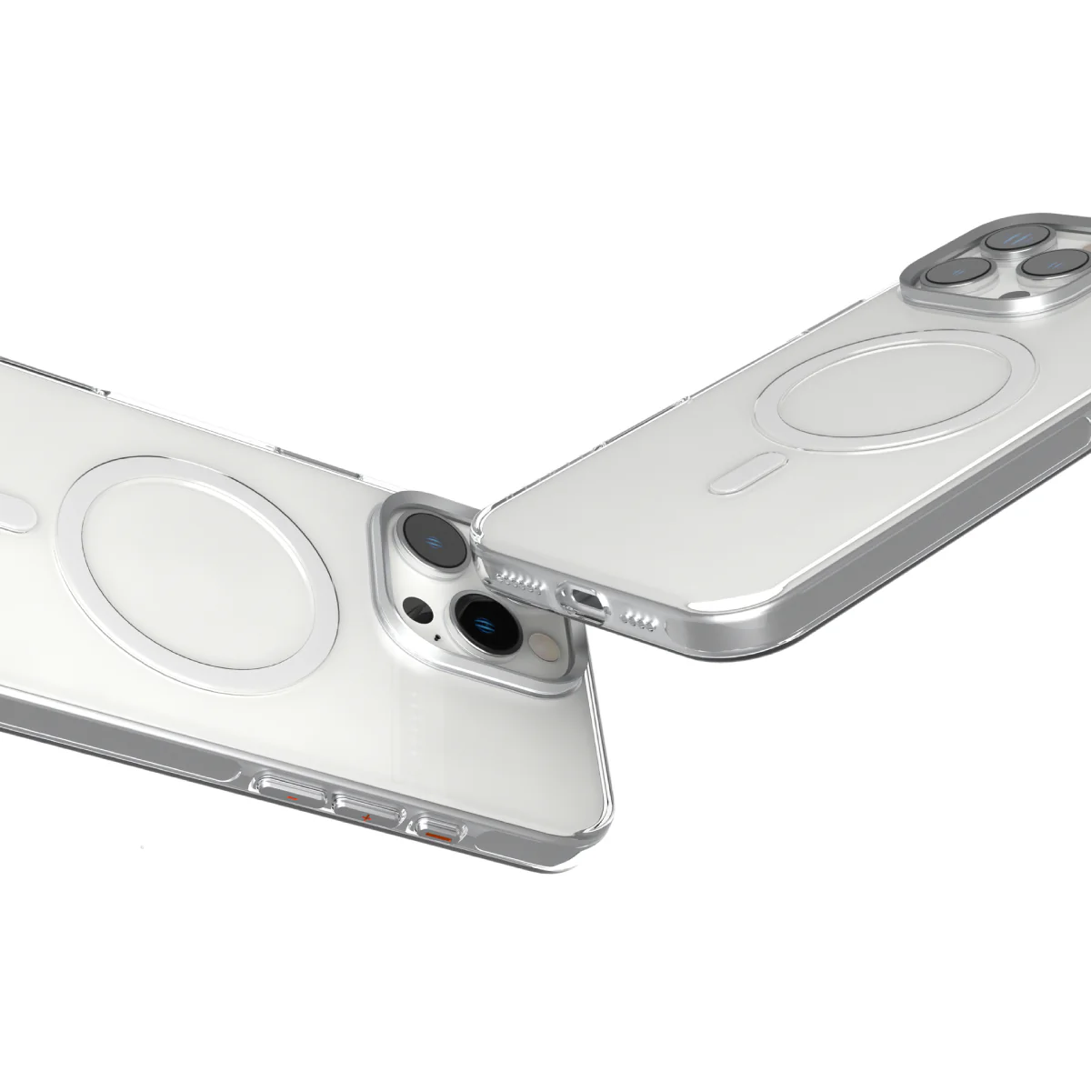 Levelo MagSafe Compatible Allure PC Hard Case For Iphone 16 Pro - Clear - Image 3