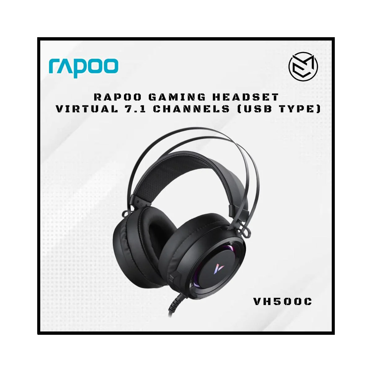 Rapoo VH500C Virtual 7.1 Channels Gaming Headset - Black - Image 5