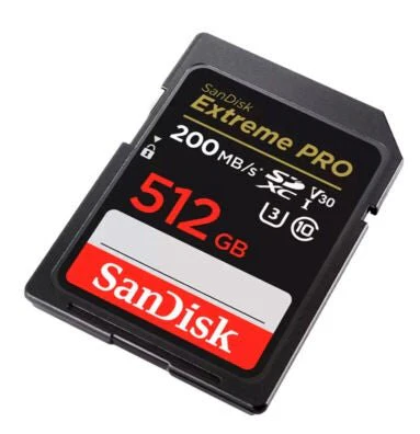 SanDisk 512GB Extreme PRO SDXC UHS-I Card Speed UP TO 200MB/s - C10, U3, V30, 4K UHD, SD Card - Image 3