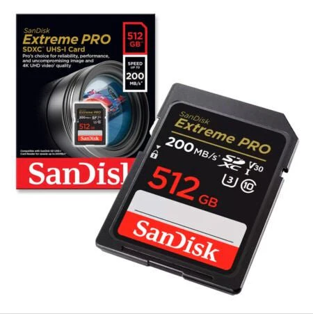 SanDisk 512GB Extreme PRO SDXC UHS-I Card Speed UP TO 200MB/s - C10, U3, V30, 4K UHD, SD Card - Image 5