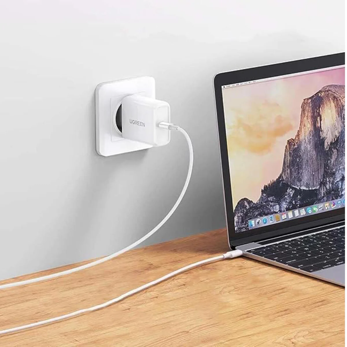 Ugreen Type C 2.0 Male To Type C 2.0 Male 5A Data Cable - White - Image 7